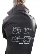 Raincoat Brass (M), black 