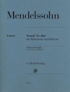 Sonata in E flat major for Clarinet and Piano 