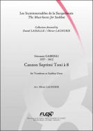 Canzon Septimi Toni à 8 