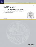 So ich mich selber lese Standard