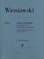 Scherzo-Tarantella in g minor op. 16 for Violin and Piano 