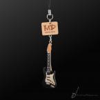 Anhänger E-Gitarre (schwarz) (Holz) 
