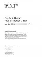 Theory Model Answer Paper Grade 6 2013 