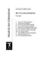Elf Choralvorspiele für Orgel 
