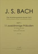 Das Wohltemperierte Klavier Teil II Heft 1 