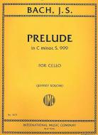 Prelude In C Minor BWV999 