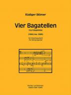 Vier Bagatellen für Streichquartett 