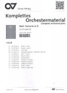 Concerto in D-Dur BWV 249 