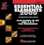 Essential Elements for Band Book 2 - CDs Perc. 