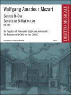 Sonate B-Dur KV 292 