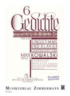 6 poems by Klabund op. 15 