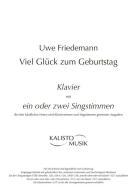 Viel Glück zum Geburtstag 