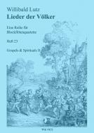 Lieder der Völker, Blockflötenquartette, Heft 23 