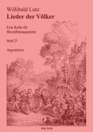 Lieder der Völker, Blockflötenquartette, Heft 27 