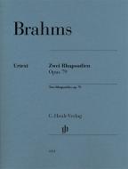 Two Rhapsodies Op. 79 