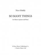 So Many Things 