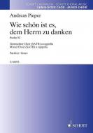 Wie schön ist es, dem Herrn zu danken Standard