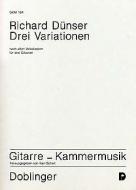 Drei Variationen nach alten Volksliedern 