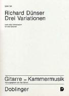Drei Variationen nach alten Volksliedern 