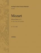 Missa brevis in F-Dur KV 192 