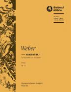 Konzert für Klarinette und Orchester Nr. 1 f-moll op. 73 