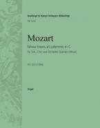 Missa brevis C-Dur KV 220 