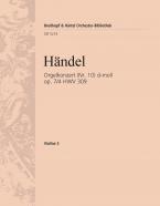 Orgelkonzert Nr. 10 d-moll op. 7/4 HWV 309 
