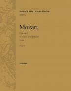 Konzert für Violine und Orchester G-dur KV 216 