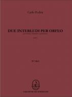 Due interludi per Orfeo 