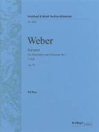 Konzert für Klarinette und Orchester Nr. 1 f-moll op. 73 