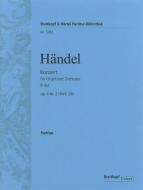 Orgelkonzert Nr. 2 B-Dur op. 4/2 HWV 290 