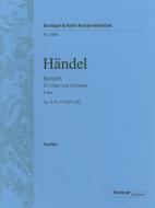 Orgelkonzert Nr. 4 F-Dur op. 4/4 HWV 292 