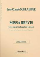 Missa Brevis for soprano and string quartet Standard