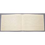 Notenpapier Bach-Format quer 10 Systeme 
