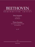 3 Sonatas in C minor, Fmajor, D major op. 10 Standard