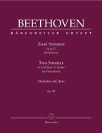2 Sonatas in G minor, G major op. 49 - 'Sonates faciles' Standard