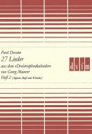 27 Lieder aus dem Dreistrophenkalender Heft 2 