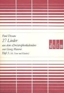 27 Lieder aus dem Dreistrophenkalender Heft 3 