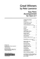Great Winners - Piano Accompaniment for Horn in F 