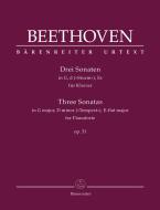 3 Sonatas in G major, D minor ('Tempest'), E-flat major Standard