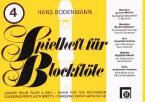 Spielheft für Blockflöte 4 
