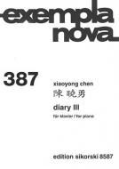 Diary III für Klavier 