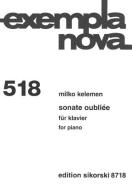 Sonate oubliée 