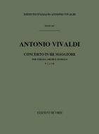 Concerto D Major Violin Strings Continuo Rv211 Score Fi#116 T261 