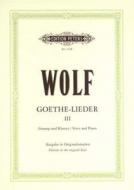 Goethe-Lieder Vol. 3 