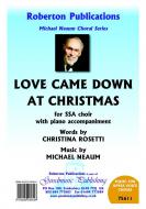 Love Came Down At Christmas 
