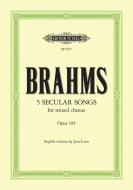 Unaccompanied Secular Songs for Mixed Chorus Op. 104 