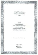 Orgel-Tabulatur von Johann Woltz Heft 5 
