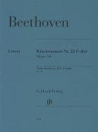 Piano Sonata no. 22 in F major Op. 54 