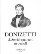 5. Quartet in e minor 